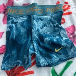 Nike Pro Blue Athletic Shorts